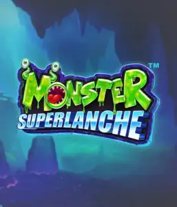 Dive into the eerie depths with the Monster Superlanche game by Pragmatic Play, showcasing a vivid and playful monster logo before a shadowy cave background. This graphic captures the thrilling experience of a monster-themed game, great for players who love fantasy, delivering a captivating play experience. 